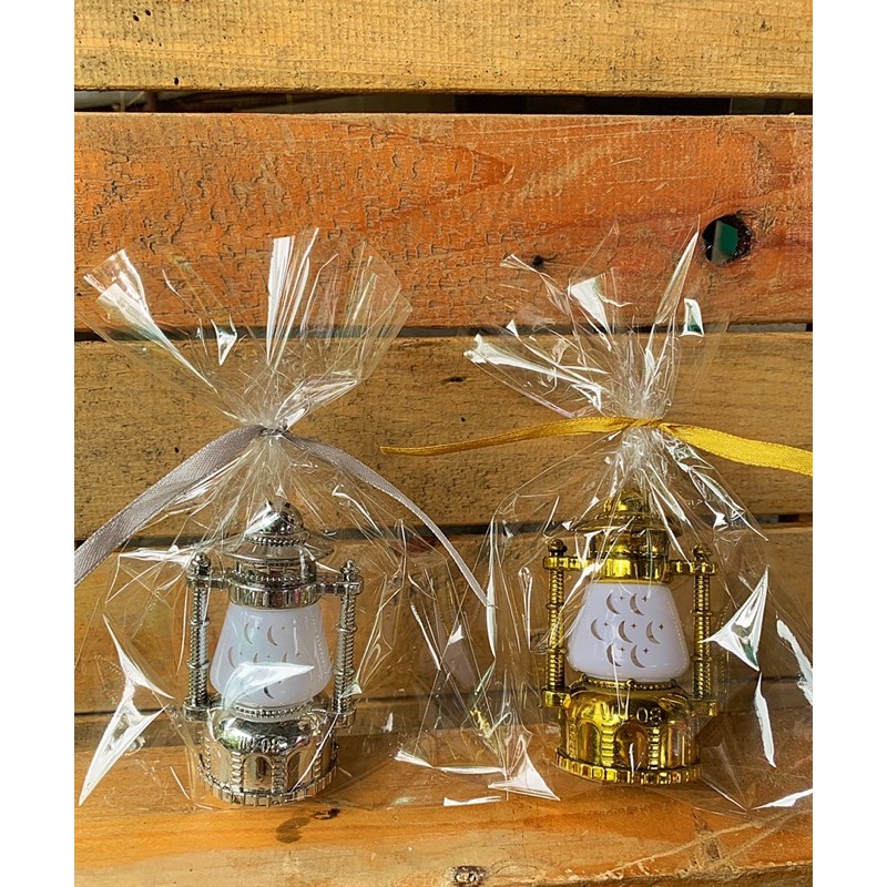 Mini Moon Lamp With Plastic Pouch Souvenir Giveaway Wedding Christening