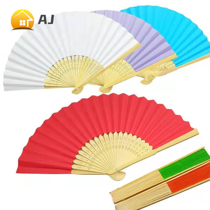 COD ☑NEW Chinese Style Hand Held Fan Oriental Summer Dancing Bamboo