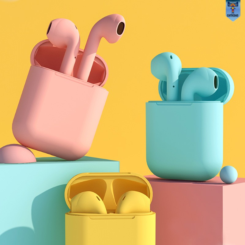 Macaron Color Bluetooth Earphones 5.0 Wireless Earbuds Bluetooth Stereo