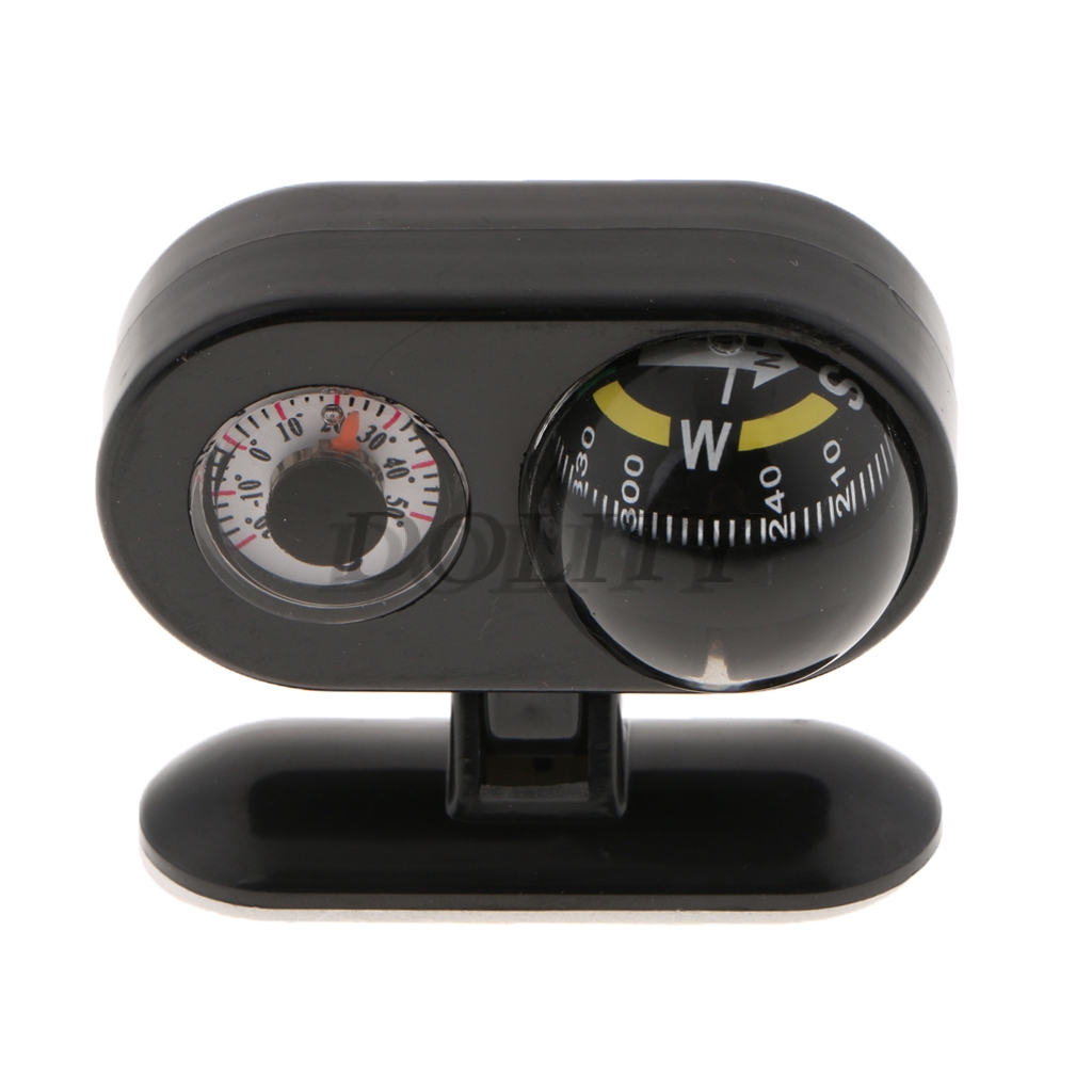 Two in one Car Compass with Thermometer for Car Interior De Shopee