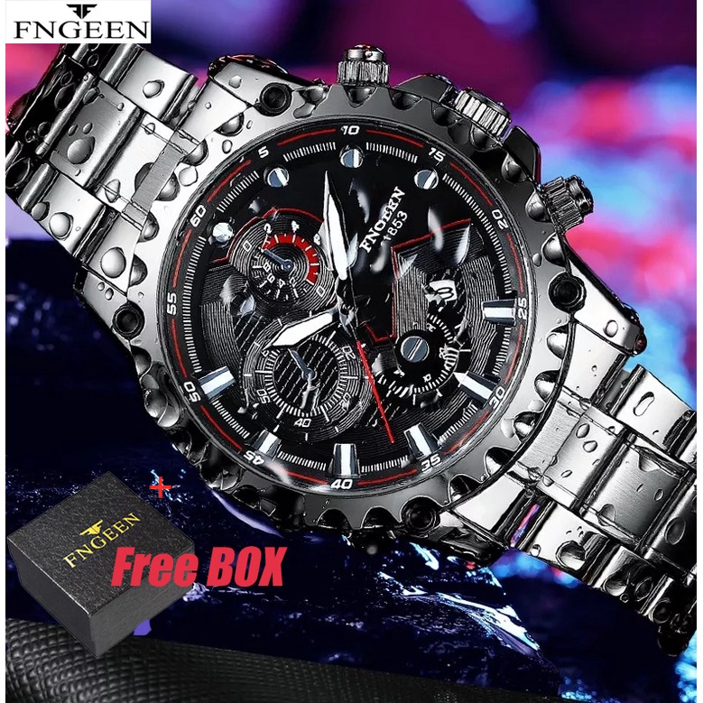 Fngeen original Watch for men Watches Waterproof with box Water