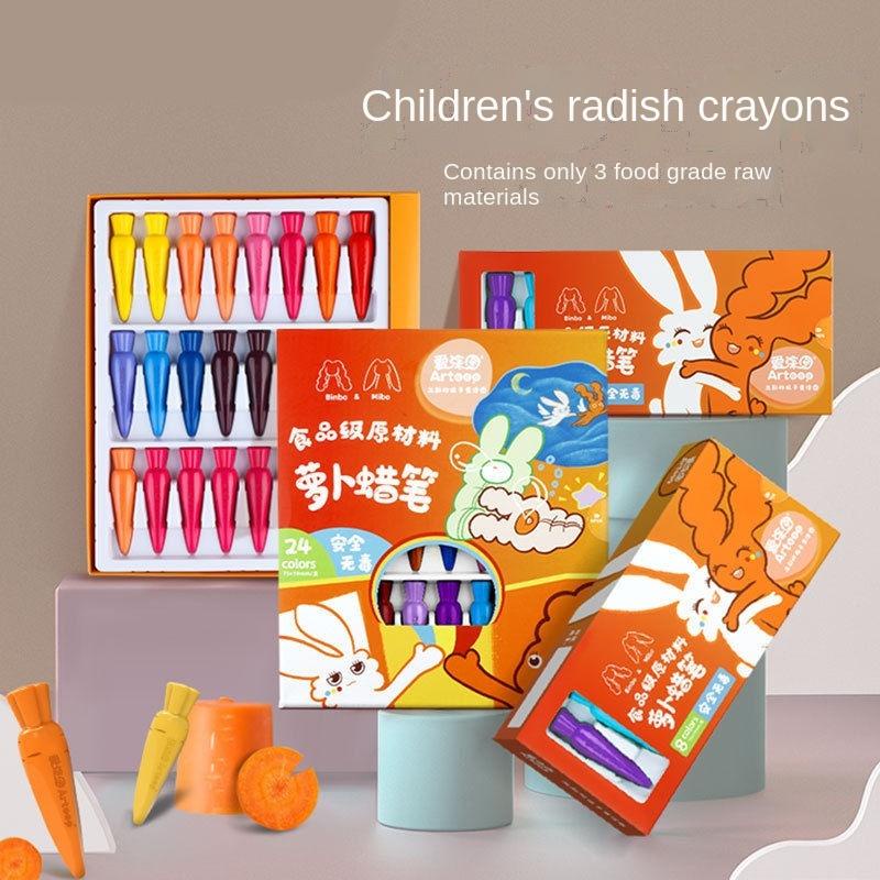Crayon Edible Grade NonDirty Hand Child Safety Water Soluble Oil