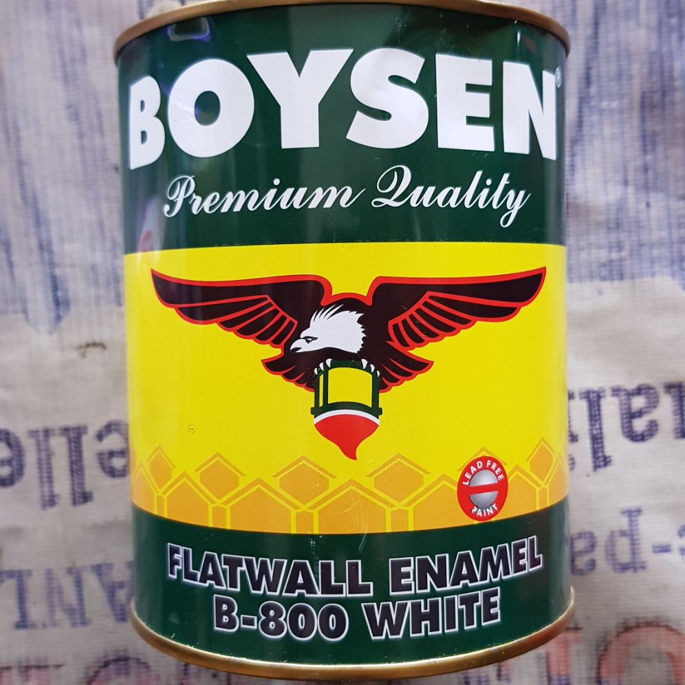 B800 BOYSEN FLAT WALL ENAMEL 1L Shopee Philippines
