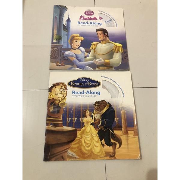 Disney Read Along Storybook and CD (Cinderella, Beauty and the Beast