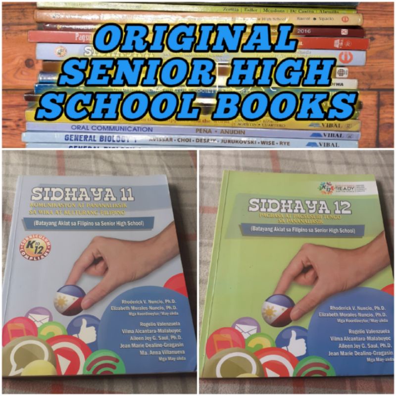 Sidhaya (Senior highschool books) [USED BOOKS] (STEM/ABM/HUMSS/GAS