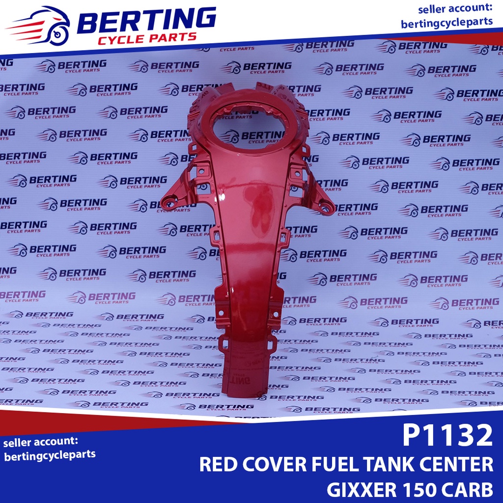 Suzuki Gixxer 150 Central Fuel Tank Cover RED Genuine 44191C34J00L19A