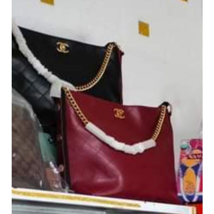 Original Quality Chanel Hobo bag with short and long strap.with
