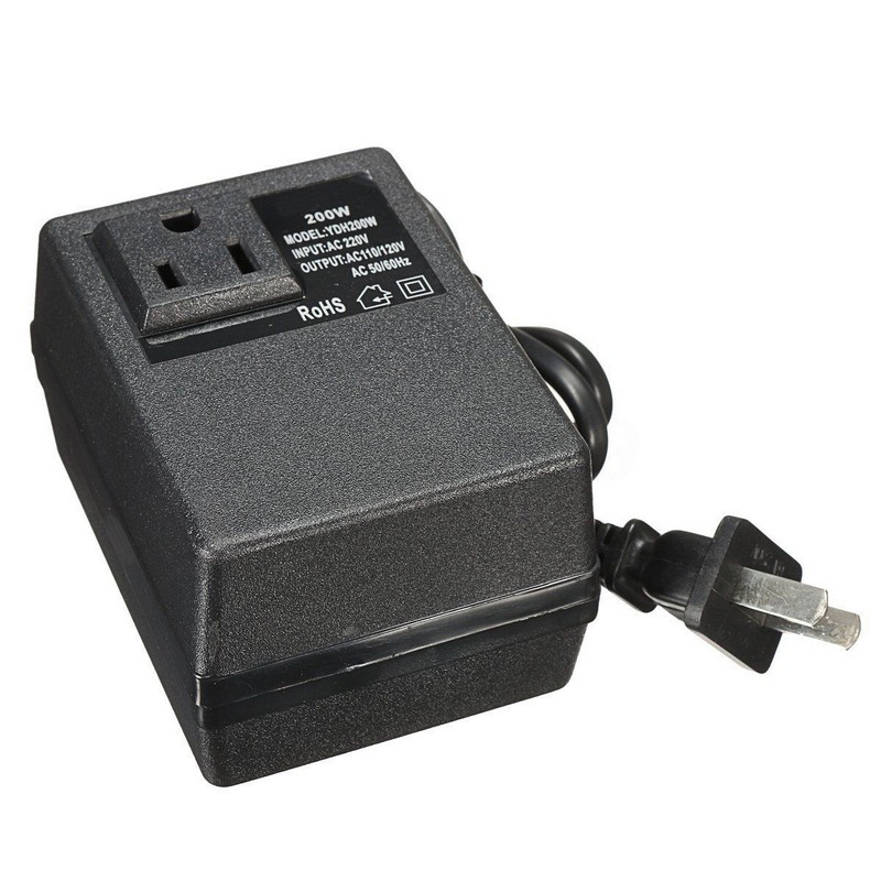 220V 240V to 110V 120V 200W Electronic World Travel Power