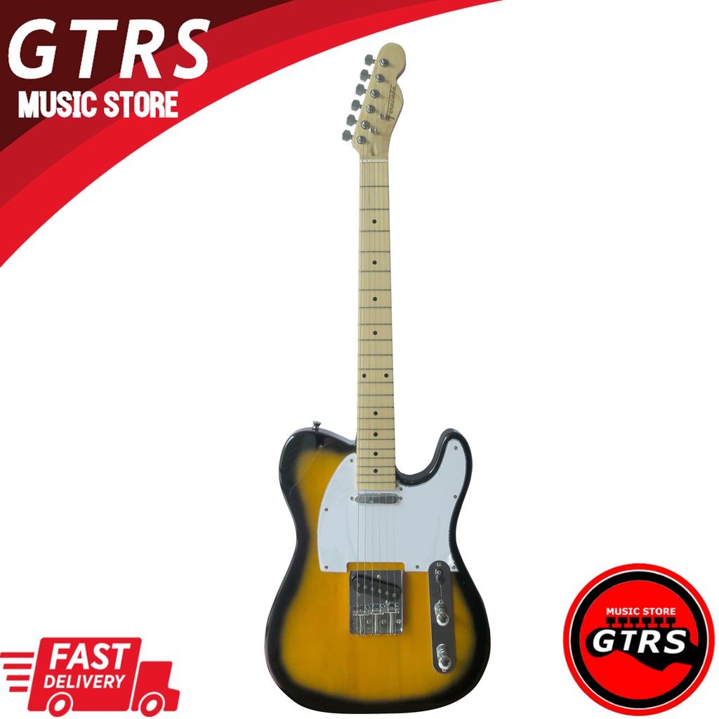 Fernando Telecaster Electric Guitar (Sunburst) Shopee Philippines