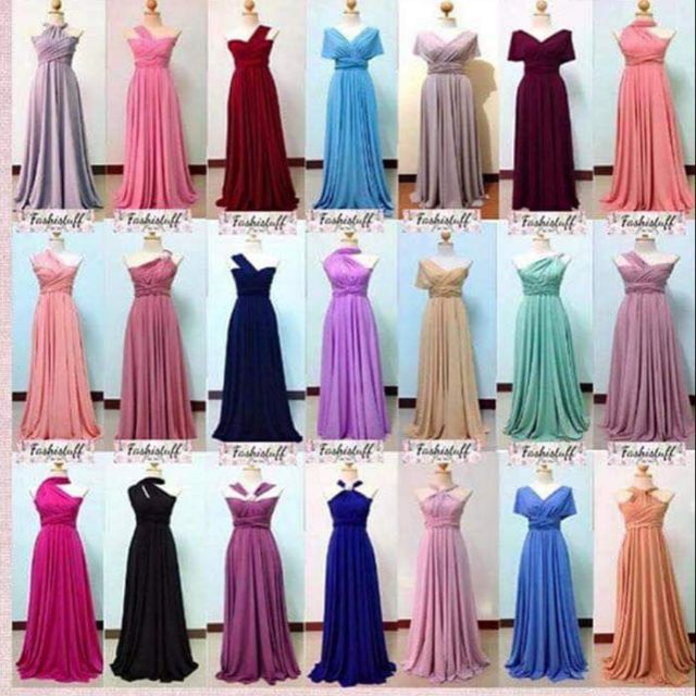 SEPARATE TUBE INFINITY DRESS Shopee Philippines