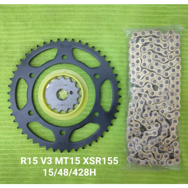 R15 V3 XSR155 MT15 SPROCKET SET Shopee Philippines