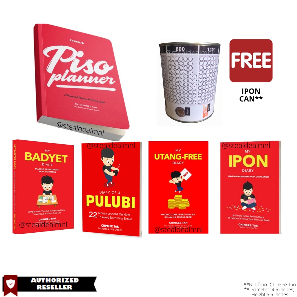 [COD] PISO PLANNER 2022 and 4 CHINKEE TAN BOOKS with FREE IPON