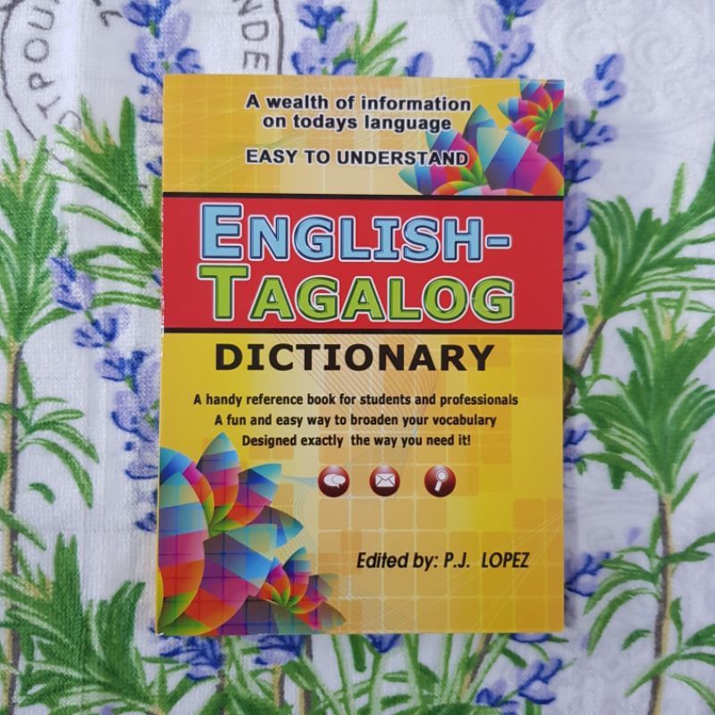 English Tagalog Dictionary By Lopezbook Shopee Philippines