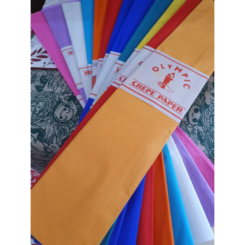 Assorted Crepe Paper Shopee Philippines