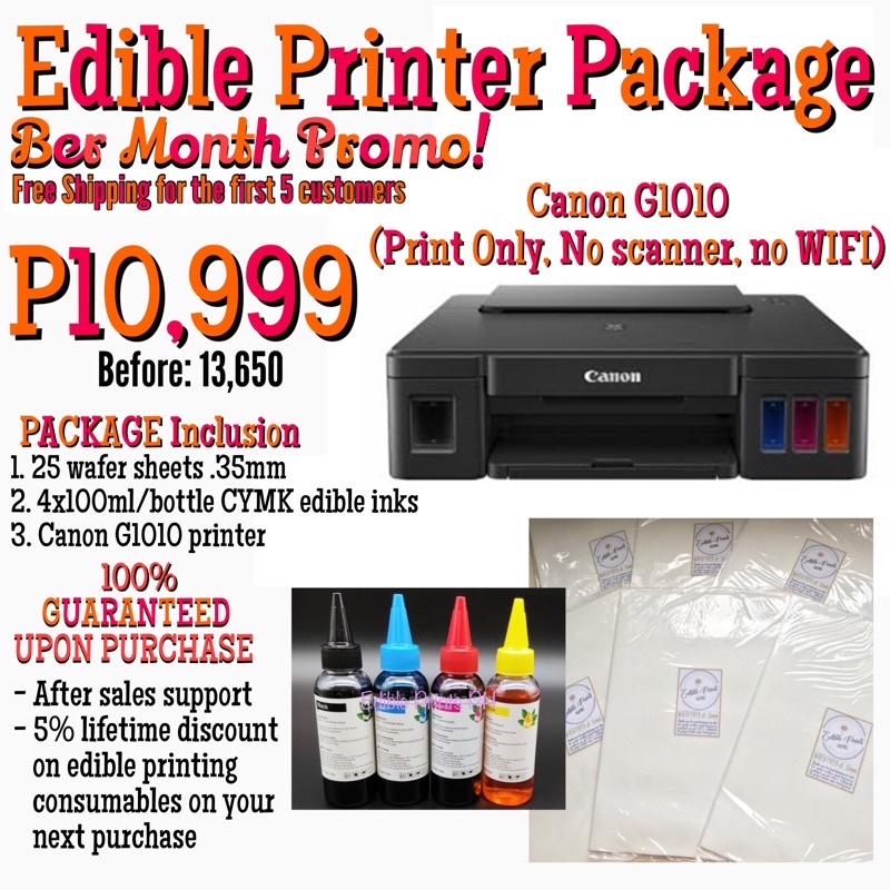 Canon Edible Printer Package Shopee Philippines