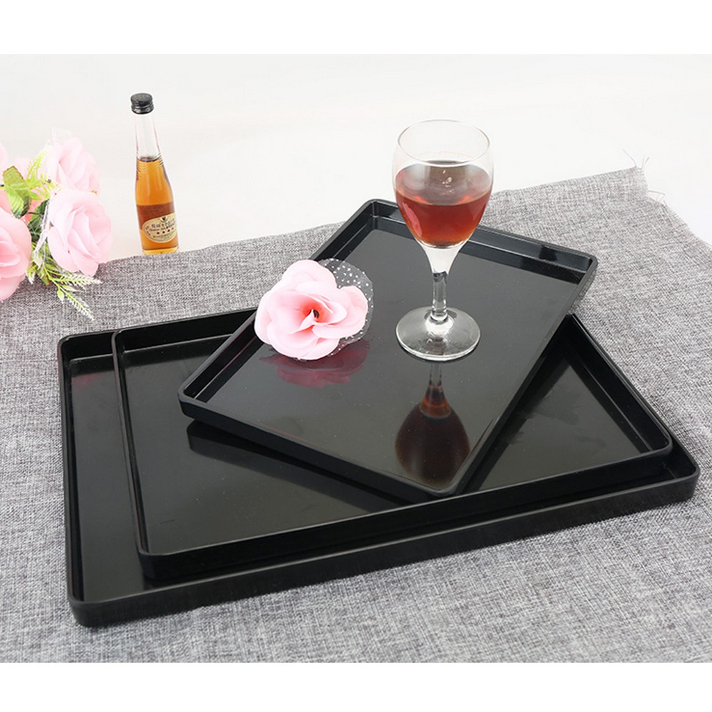 Hotel Serving Tray Refreshments Food Drink Kitchen Melamine Plastics