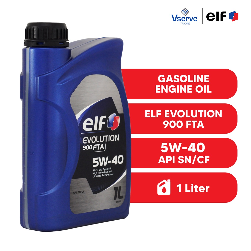 Elf Evolution 900 FTA 5W40 1L Synthetic Gasoline Engine Oil for High