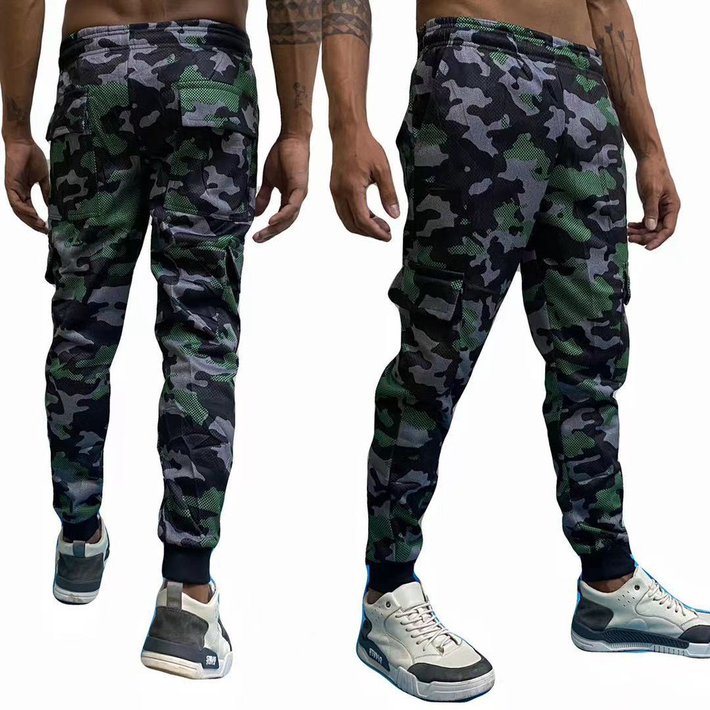 New Streetwear Camouflage Jogger Pants For Men Good Quality JH050