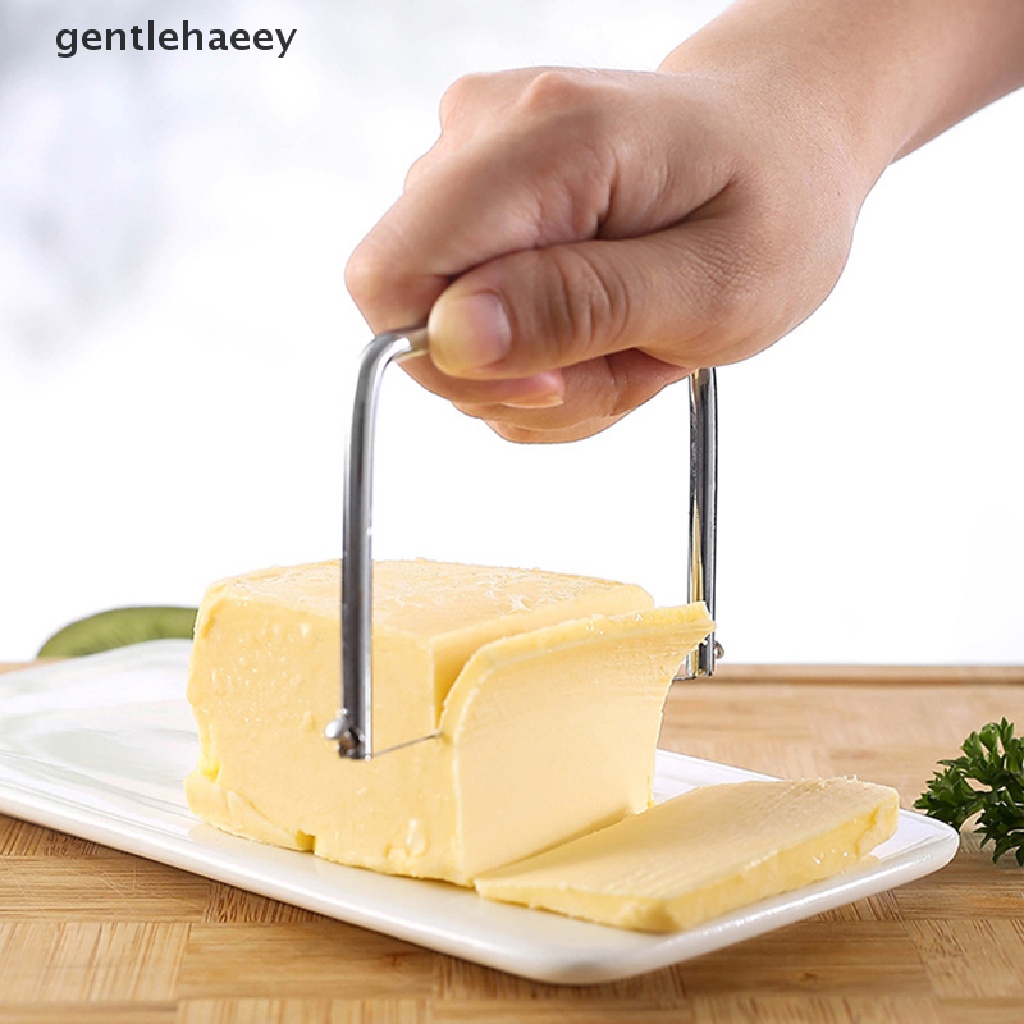 Gene Butter Wire Slicer Stainless Butter Cutter Cheese Cutting Kitchen