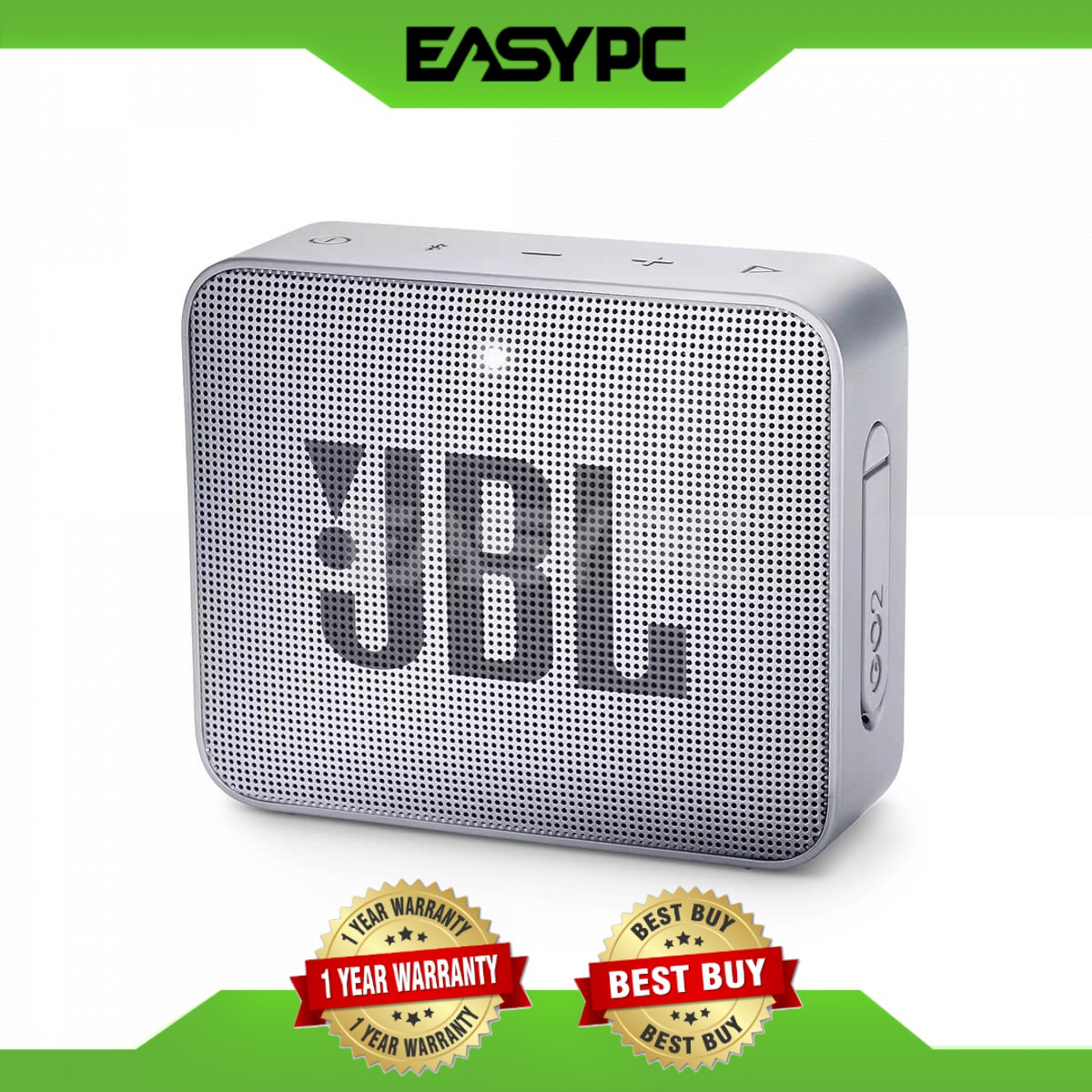 JBL GO 2 Portable Bluetooth Waterproof Speaker Gray Shopee Philippines