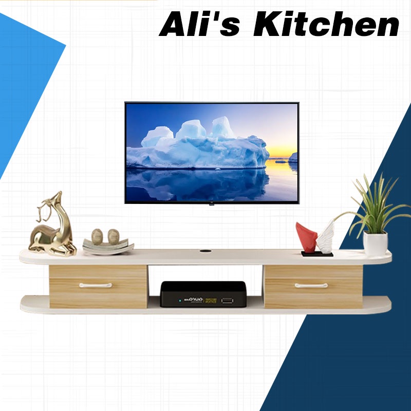Simple wallmounted TV combination wallmounted TV set