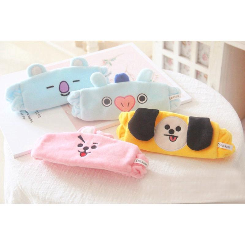 Kpop BTS BT21 Hair Band Wash Makeup Cleansing Headband Shopee Philippines