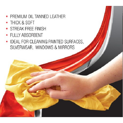 Genuine Leather Chamois Oil Tanned Branded Kenco Auto Detailing