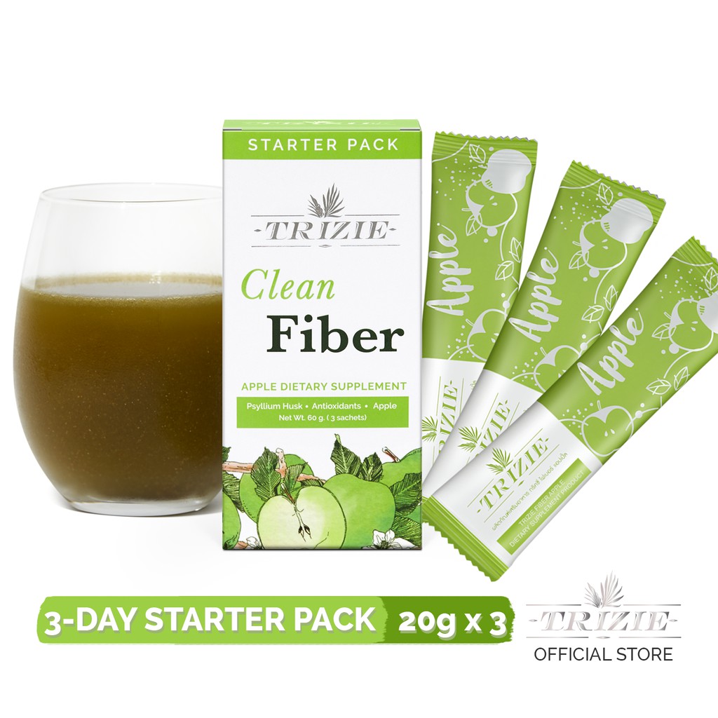 TRIZIE Clean Fiber 3 Day Detox Fiber Supplement Shopee Philippines