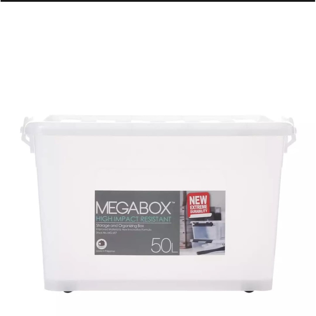 MG697 MegaBox HighImpact Storage box 50L Shopee Philippines