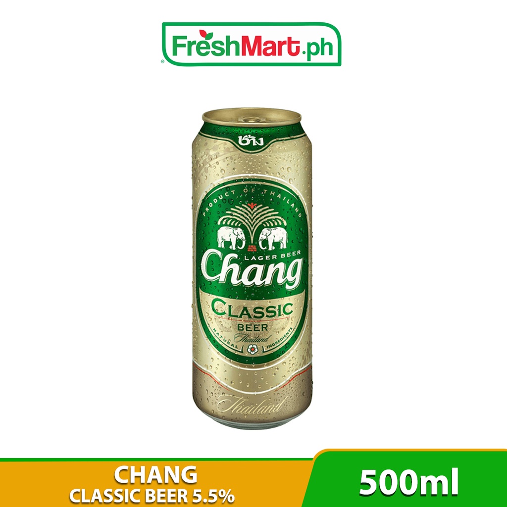 Chang Classic Beer 5.5Can 500ml Shopee Philippines