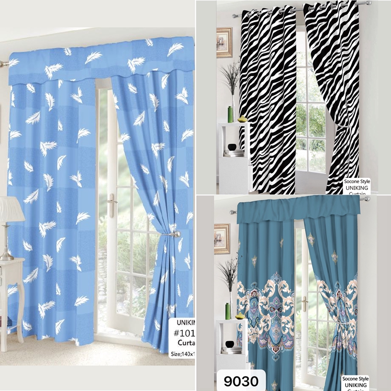 Plain Curtains Home Decorating Curtain Window Bedroom Door Simple Style