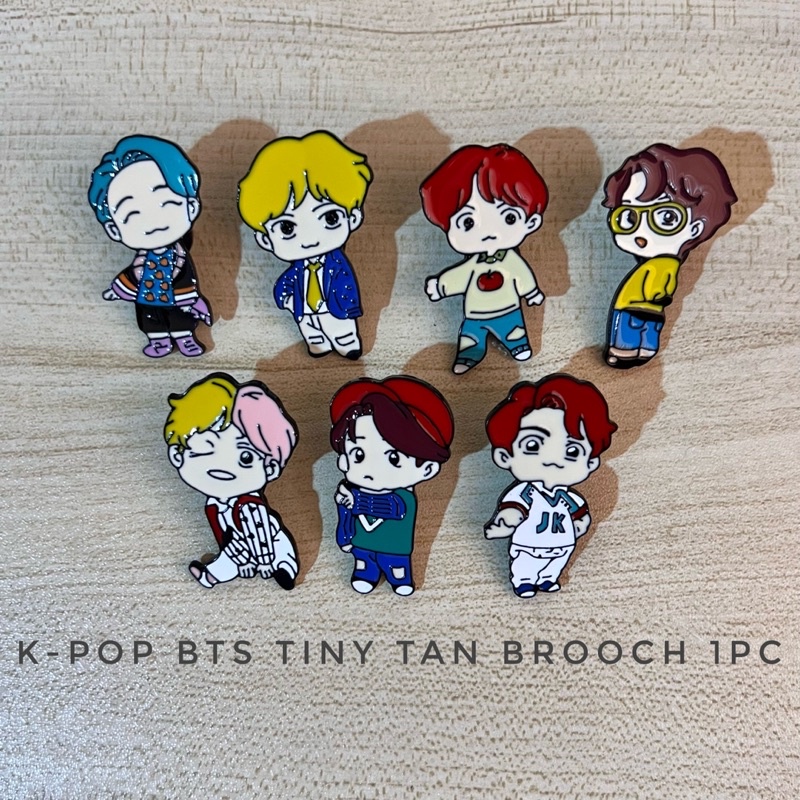 BTS Tinytan Brooches and Pins Shopee Philippines