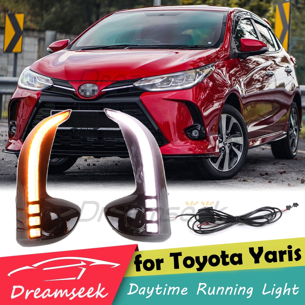 2 Color LED DRL Daytime Running Light For Toyota Yaris / Vios XP150