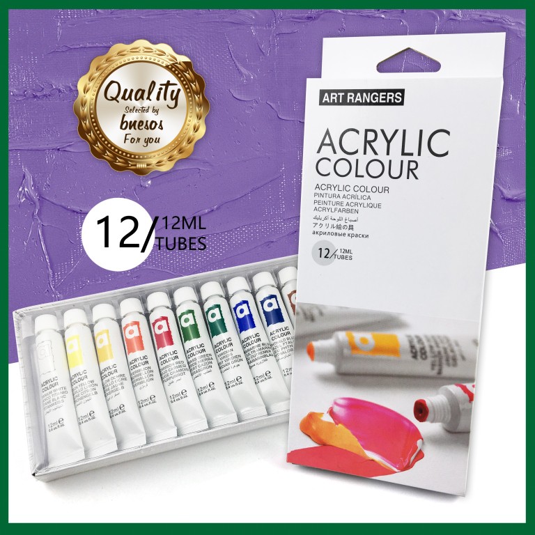 bnesos Art Rangers Acrylic Colors Acrylic Paint Acrylic Colour 12Cols