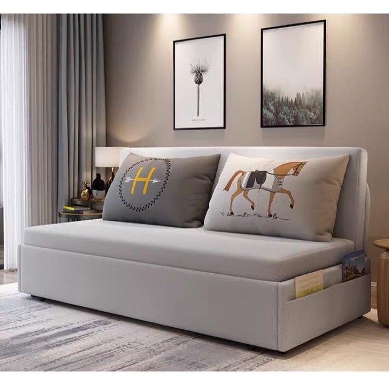 High Quality 3 in 1 Gray Folding Sofa Bed 8008 Shopee Philippines