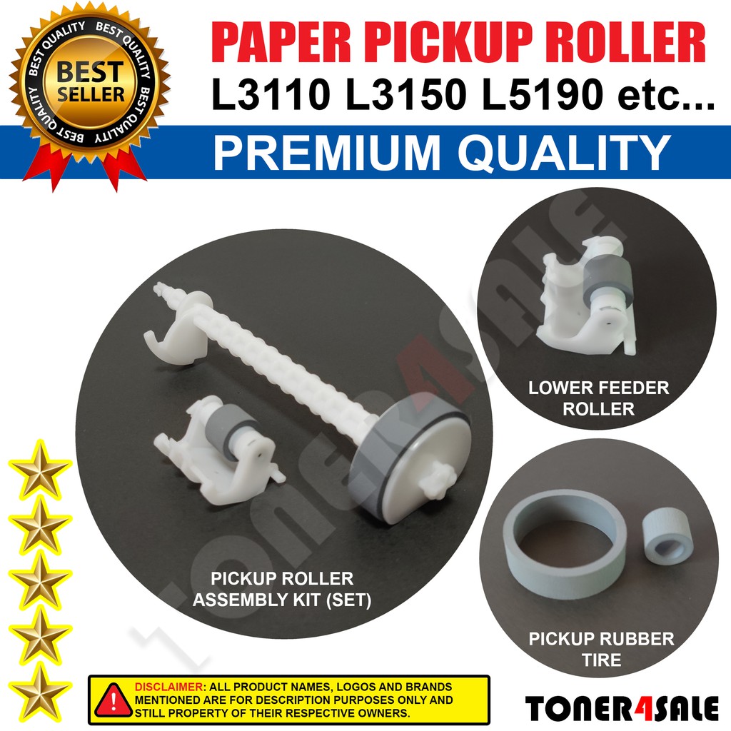 Paper Pickup Roller for Epson L3110 L3116 L3115 L3118 L3119 L3150 L4158