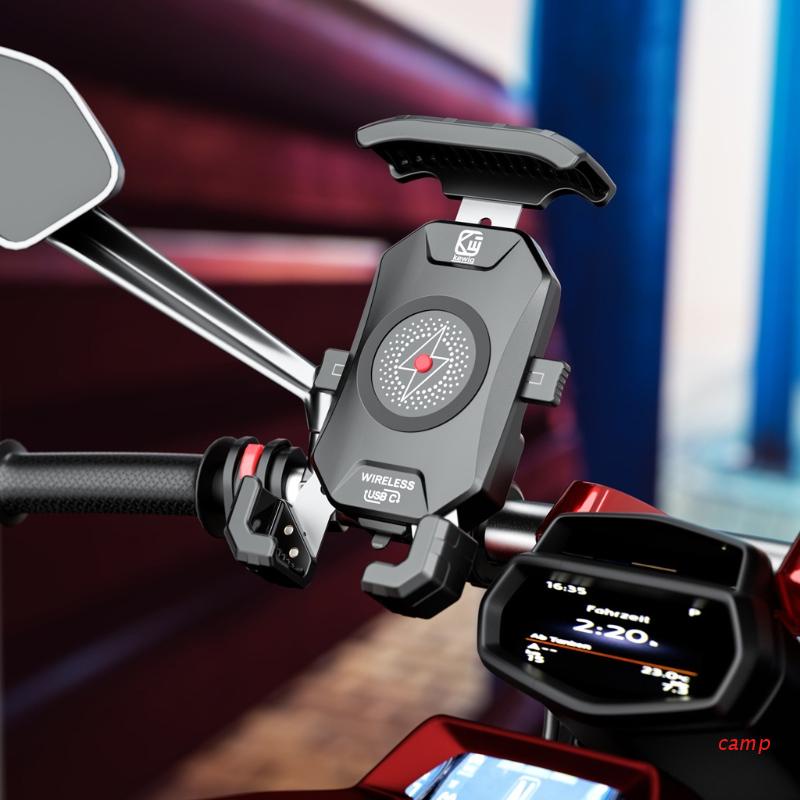 camp Motorcycle Phone Mount Quick Charge Holder for Smart Phone Tablet
