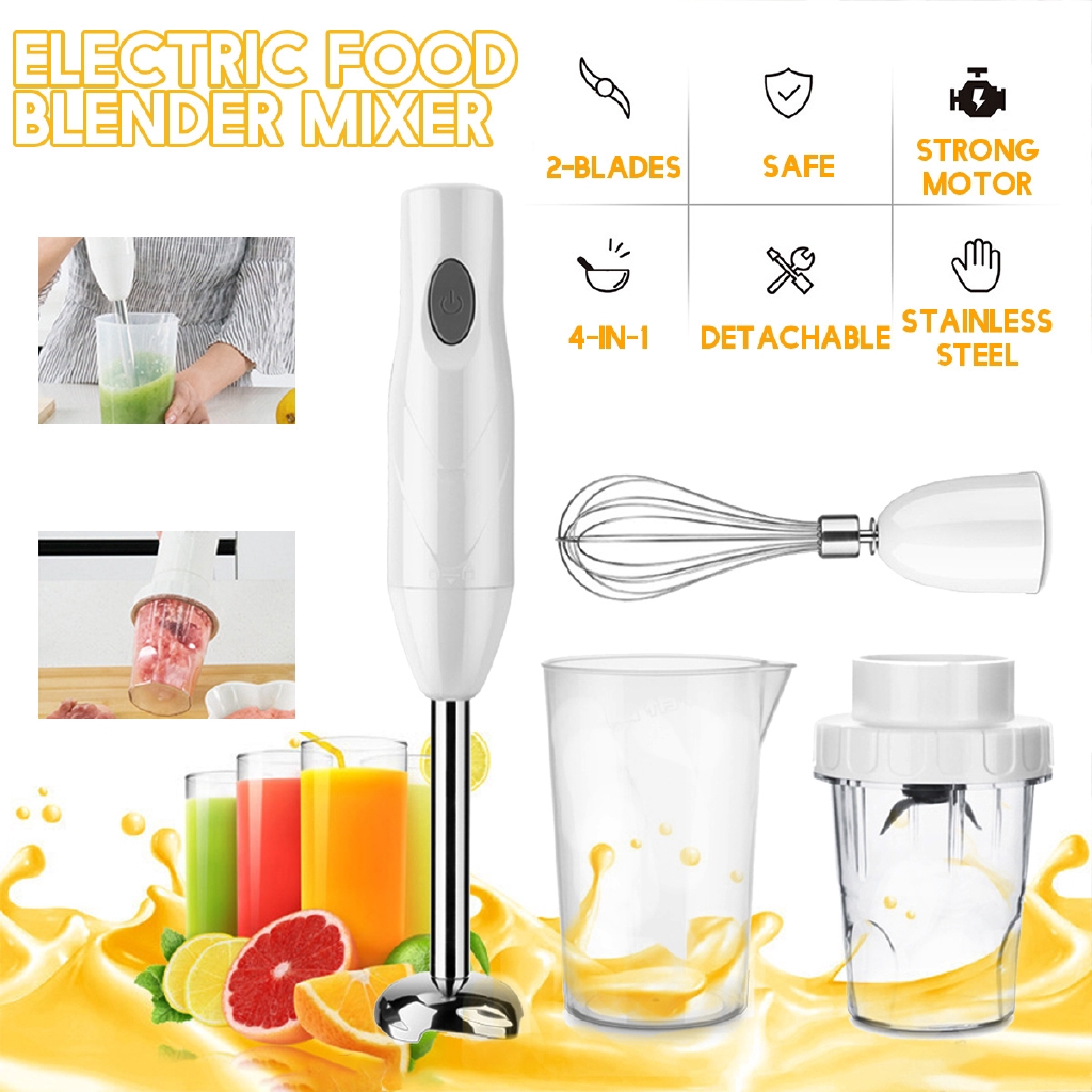 4 in1 Electric Food Blender Mixer Kitchen Detachable Stainless Steel