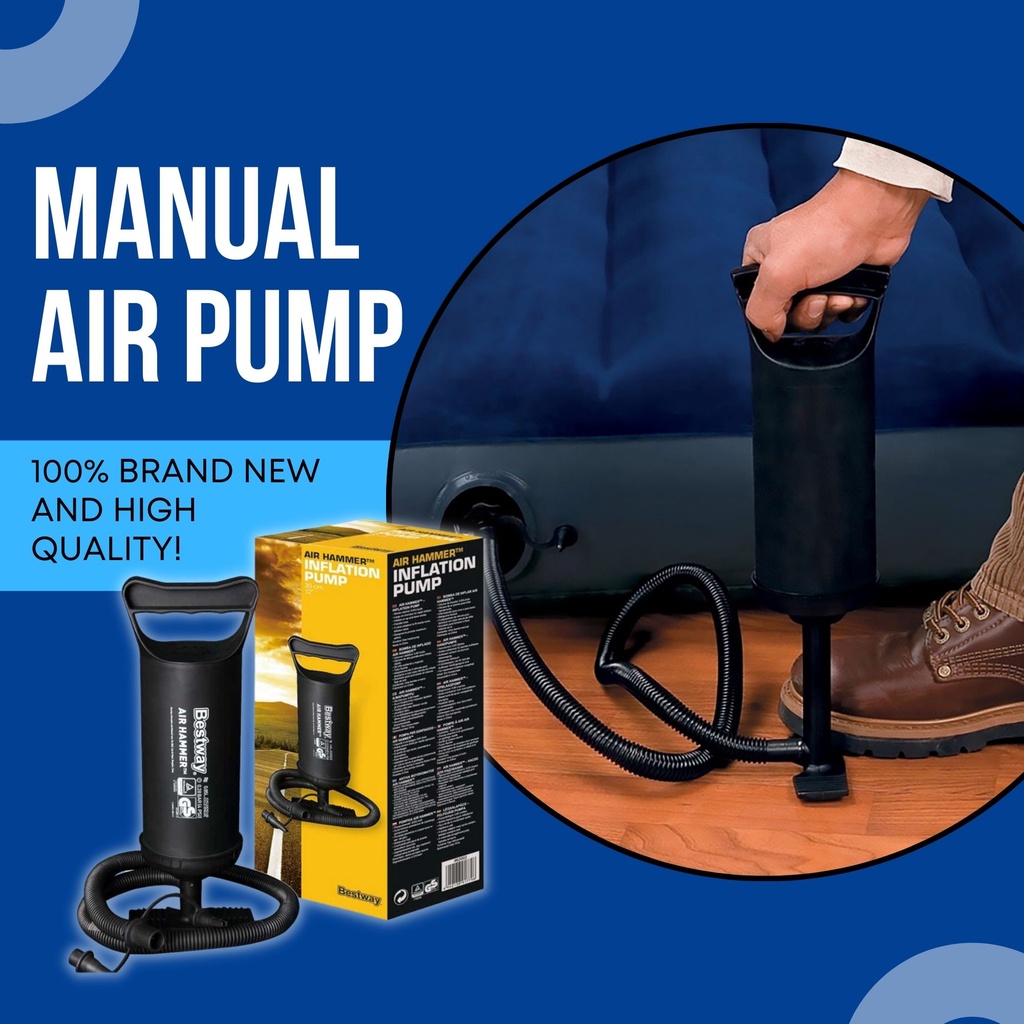 Original Manual Hand Air Pump 100 air Pump Hammer Inflator Inflation