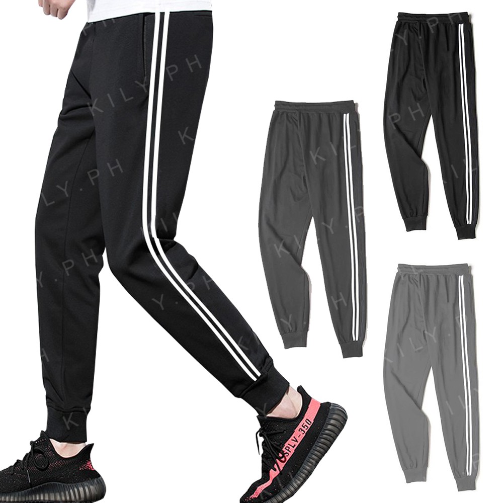 Kily.PH Jogger Pants for Mens Dual Lining Track Pants High Quality with