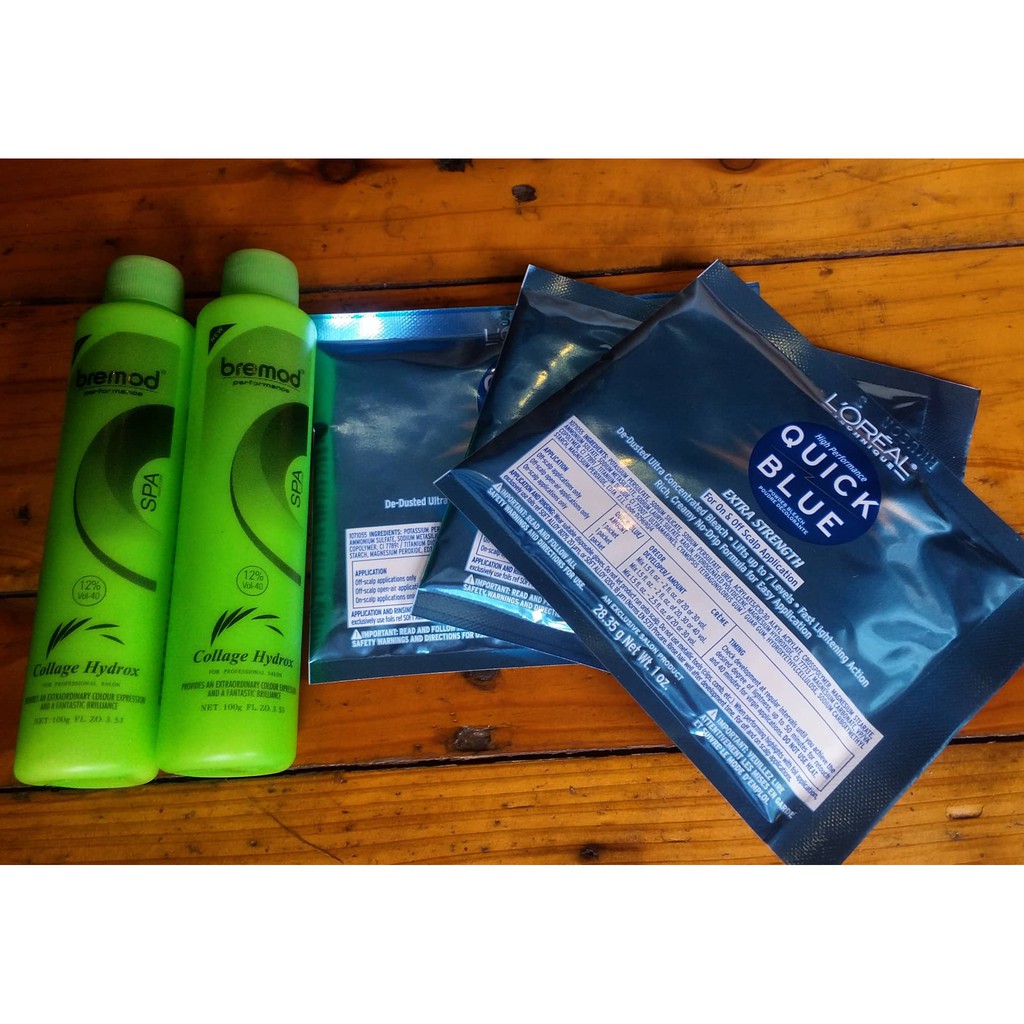 L'Oreal Quick Blue (For Hair Bleaching) Shopee Philippines