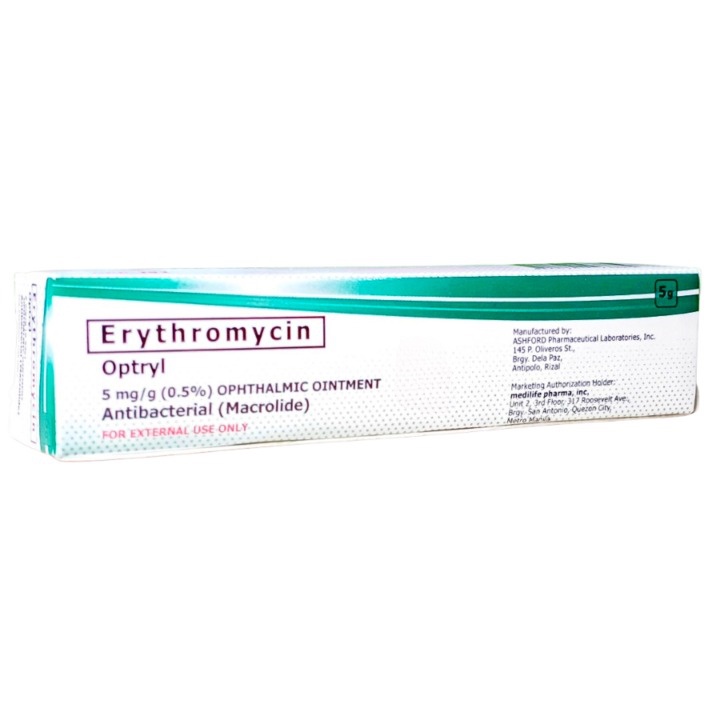 Pet Care Erythromycim 5g OPTRYL eye ointment gng01 Shopee