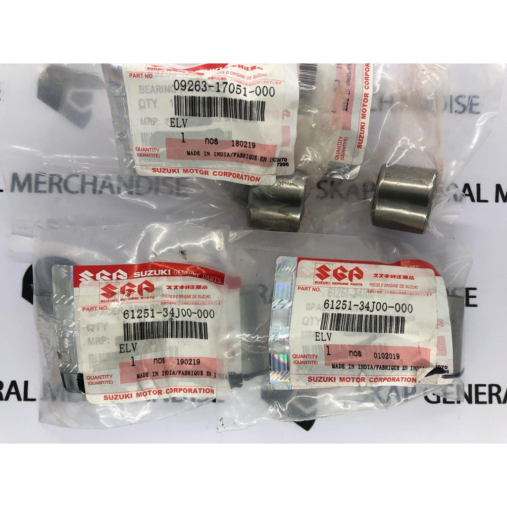 SGP BEARING & SPACER, SWING ARM GIXXER 150 / GIXXER 150 F.I. 09263