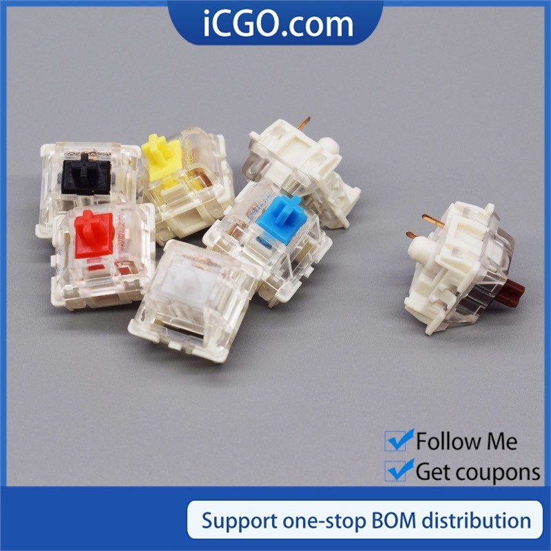 Gateron SMD Switches black brown blue clear green yellow 3pins Gateron