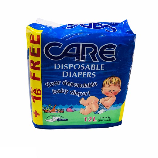 Care Diaper L 12 +1 Pad Free Shopee Philippines