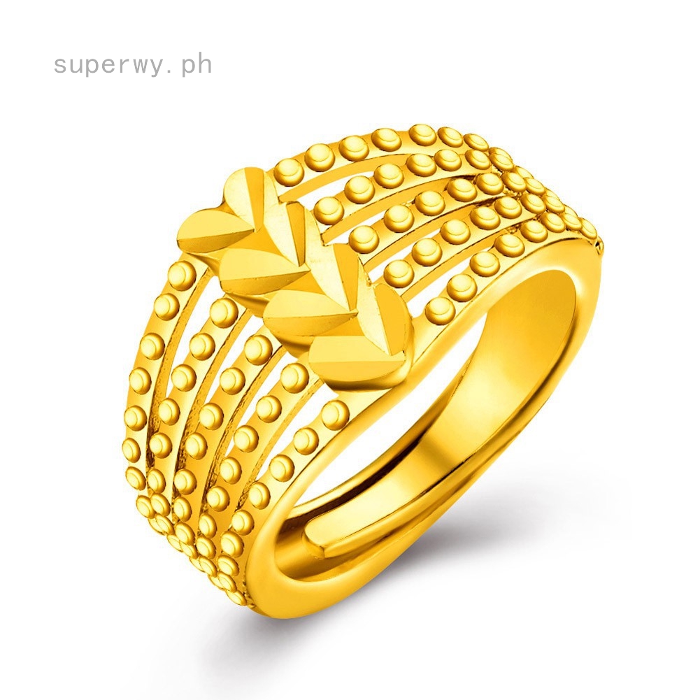 Wedding Ring Finger Gold