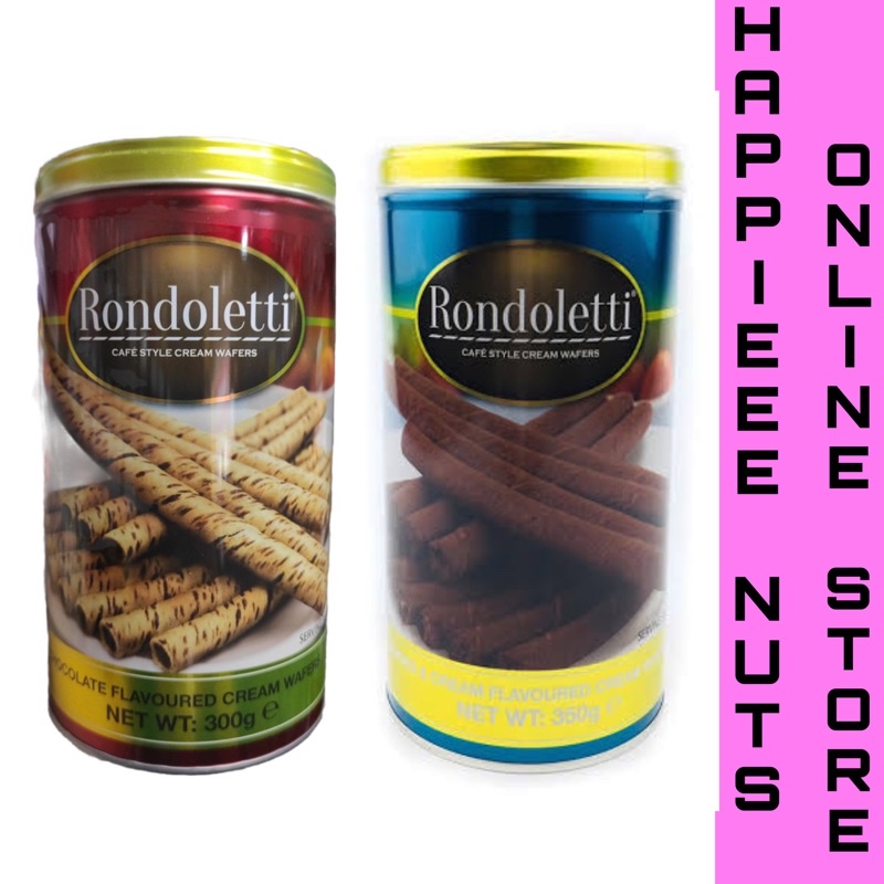 Rondoletti Chocolate Cream Wafers 300g Cookies and Creme Shopee