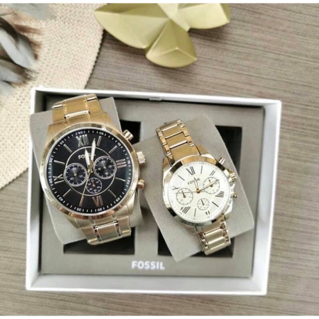 Authentic fossil couplesingle watches Shopee Philippines