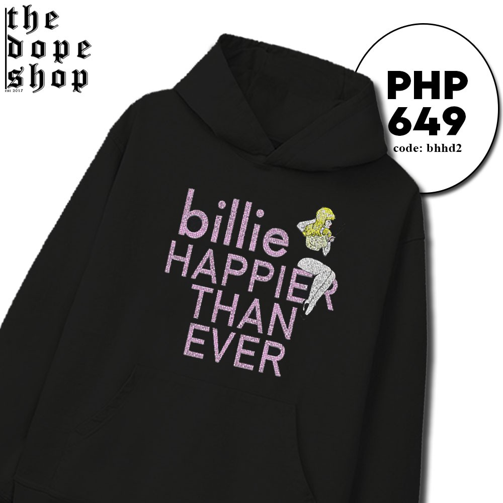 Billie Eilish Happier Than Ever Merch Shirt And Hoodie The Dope Shop