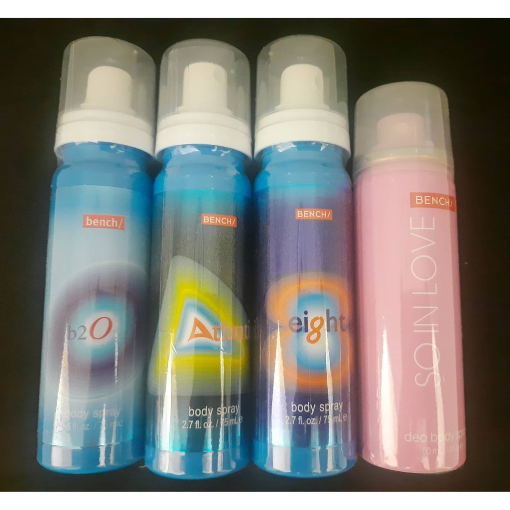 Bench Body Spray (Atlantis, B20, Eight, So In Love, Tickled Pink